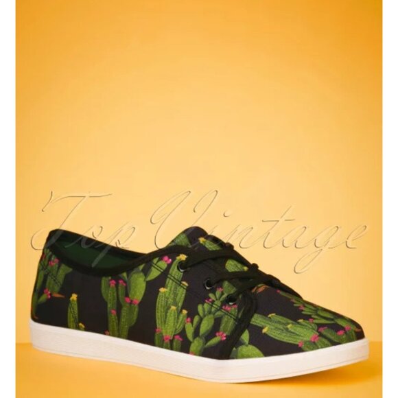 Lulu Hun Grace Cactus Sneakers - Picture 1 of 5